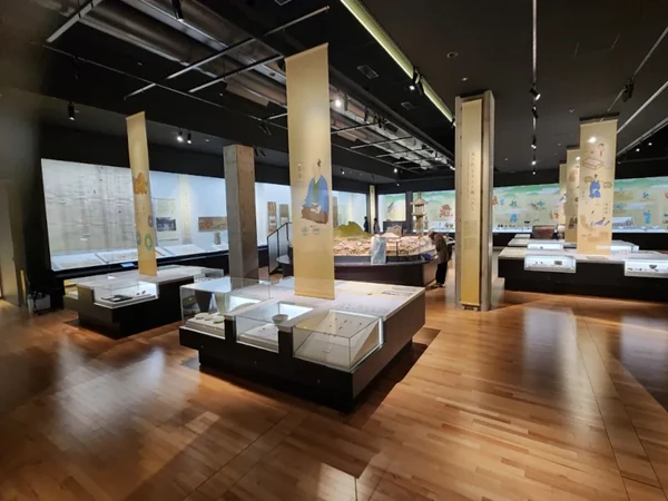 Ichijodani museum exhibit hall
