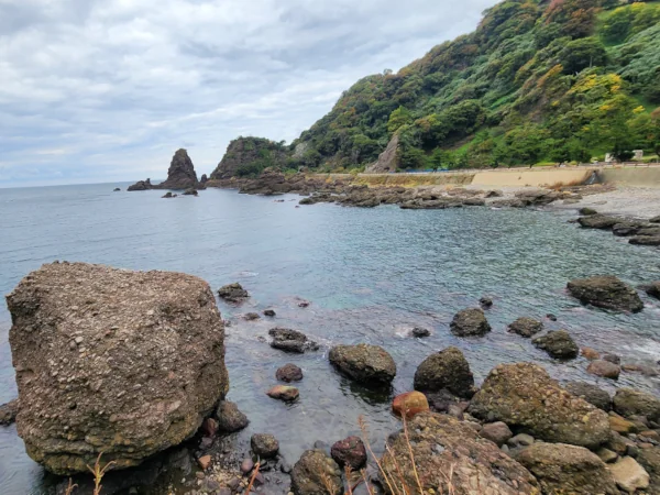Boulder beach segment along Echizen coast