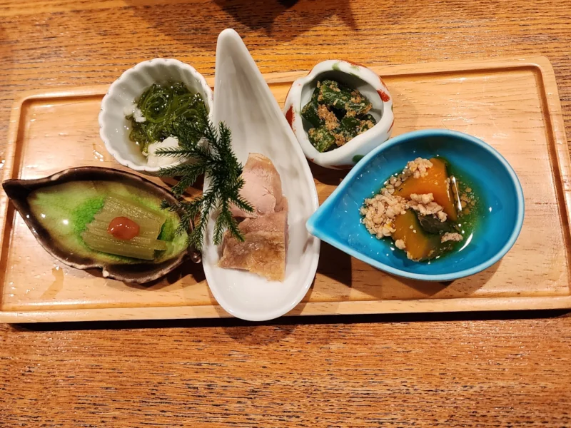 Small bites served in the local home restaurant