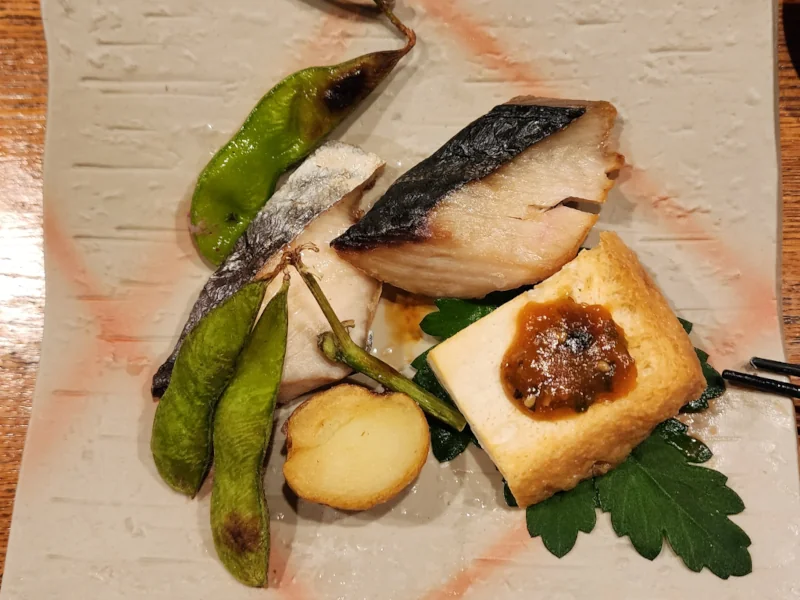 Pickled fish dish from the local home-cooked menu