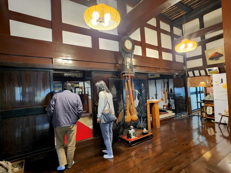 Entrance to the local-only home restaurant in Fukui